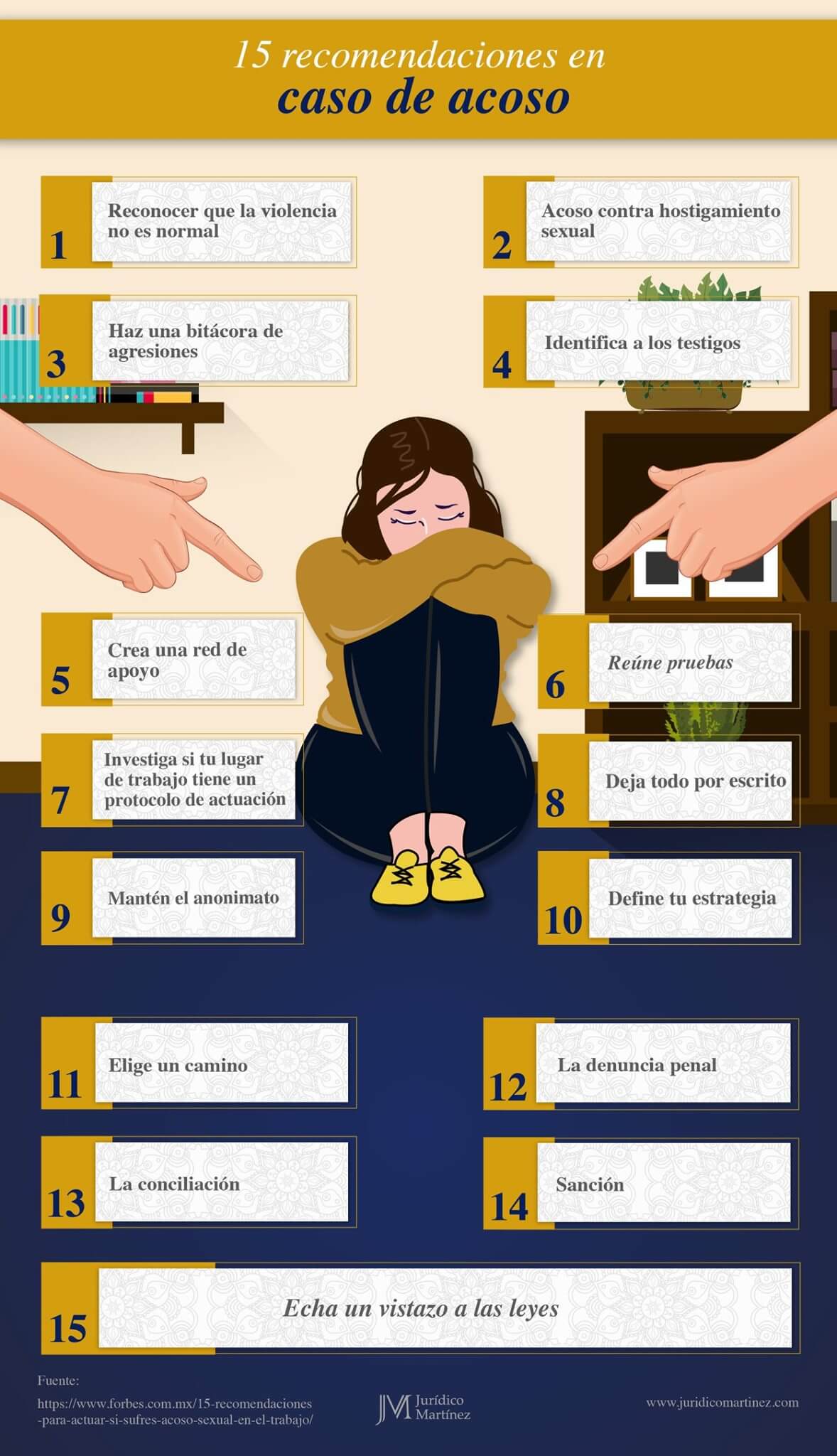 15RecomentacionesEnCasoDeAcoso 08 11 2019